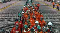Refinería de cobre en Chile