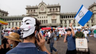 Protestan contra la corrupción en Guatemala