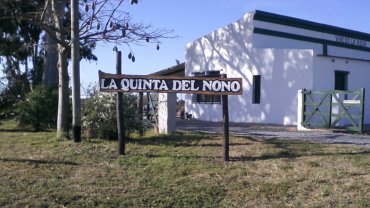 La quinta El Nono en San Pedro, lugar del hecho. 