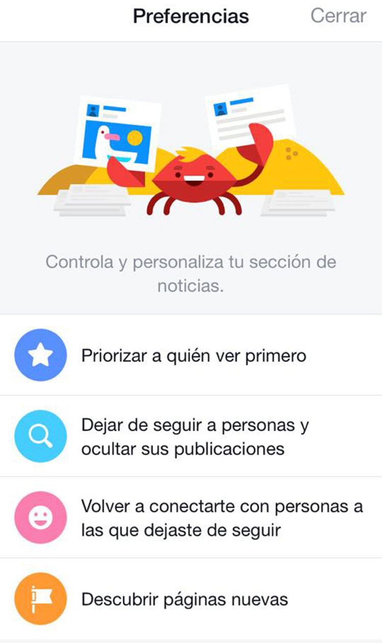 Conozca cómo tener el control de sus noticias en Facebook en segundos