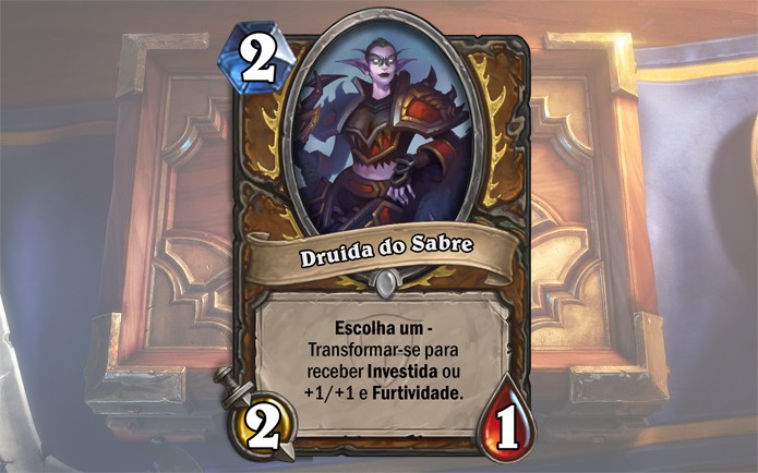 Hearthstone ganha a carta Druida do Sabre (Foto: Divulgação/Blizzard)