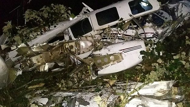 Avioneta accidentada