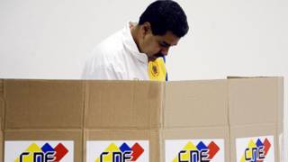 Maduro vota