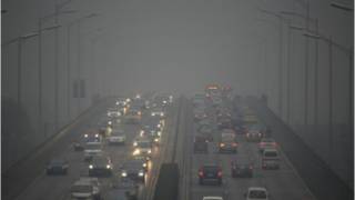 Contaminación en Pekín, China