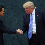 El candidato republicano a la presidencia estadounidense, Donald Trump, llegó a México el 31 de agosto para reunirse con el presidente Enrique Peña Nieto. Foto: Héctor Vivas via Getty Images