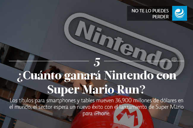 ¿Cuánto ganará Nintendo con Super Mario Run?