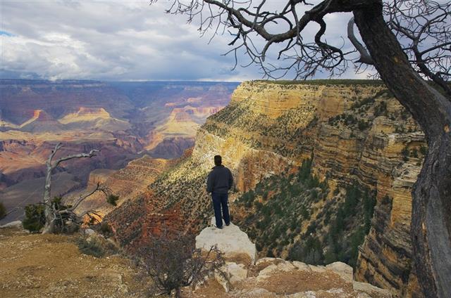 "Hombre en el Gran Cañón" (Arizona) (2007)