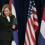 La directora general de Estados Unidos del Ministerio de Relaciones Exteriores de Cuba, Josefina Vidal Ferreiro.