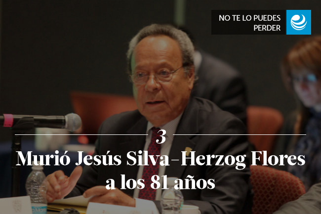 Murió Jesús Silva-Herzog Flores a los 81 años