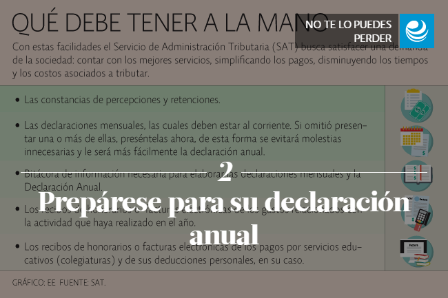 Prepárese para su declaración anual