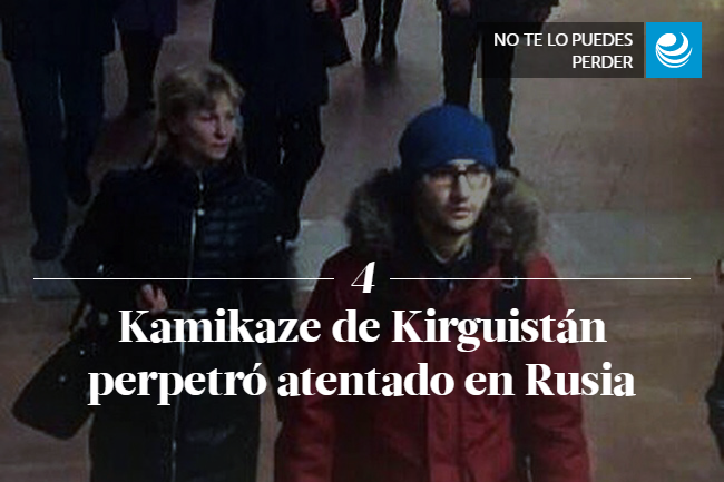 Kamikaze de Kirguistán perpetró atentado en Rusia<br />
