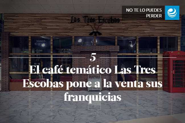 El café temático Las Tres Escobas pone a la venta sus franquicias