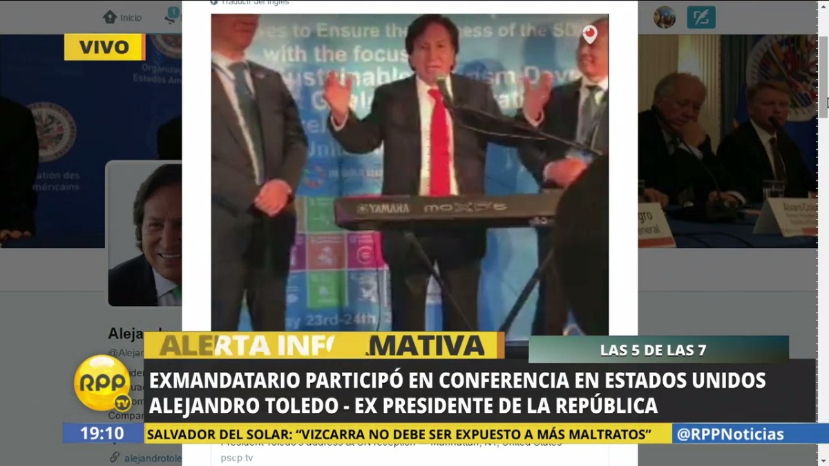 Entrevista exclusiva al expresidente Alejandro Toledo.