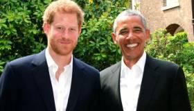 Obama visitó al príncipe Harry en el palacio de Kensington