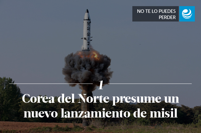 Corea del Norte presume un nuevo lanzamiento de misil