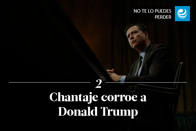 Chantaje corroe a Donald Trump