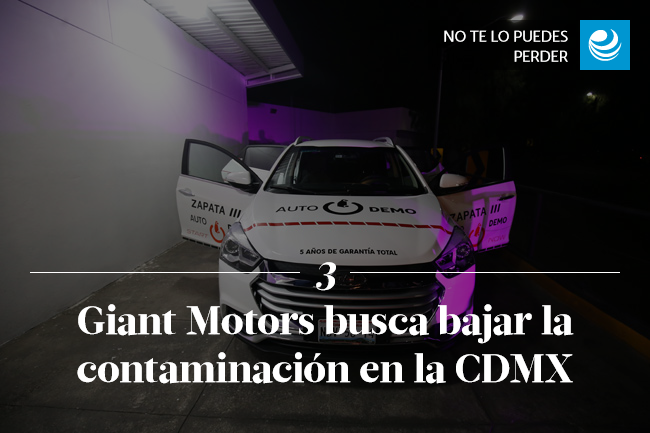 Giant Motors busca bajar la contaminación en la CDMX