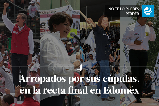 Arropados por sus cúpulas, en la recta final en Edomex