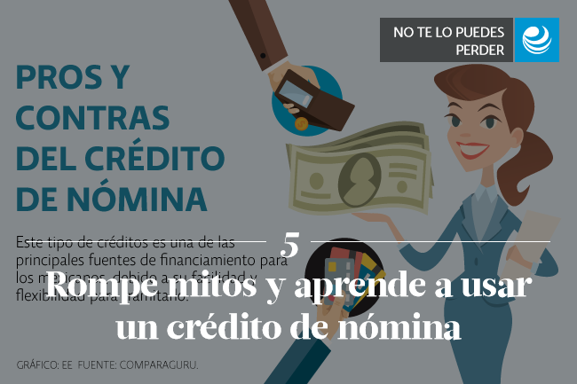 Rompe mitos y aprende a usar un crédito de nómina