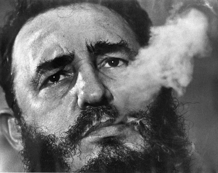 Retrato de Fidel Castro en 1985.