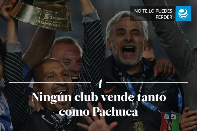 Ningún club vende tanto como Pachuca