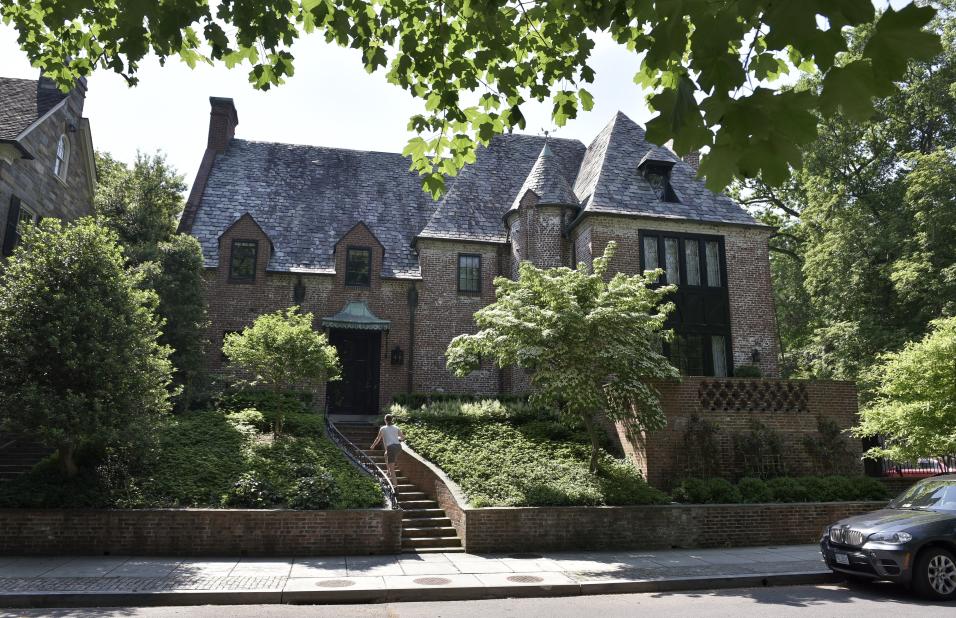 La casa de los Obama en Kalorama, Washington DC.