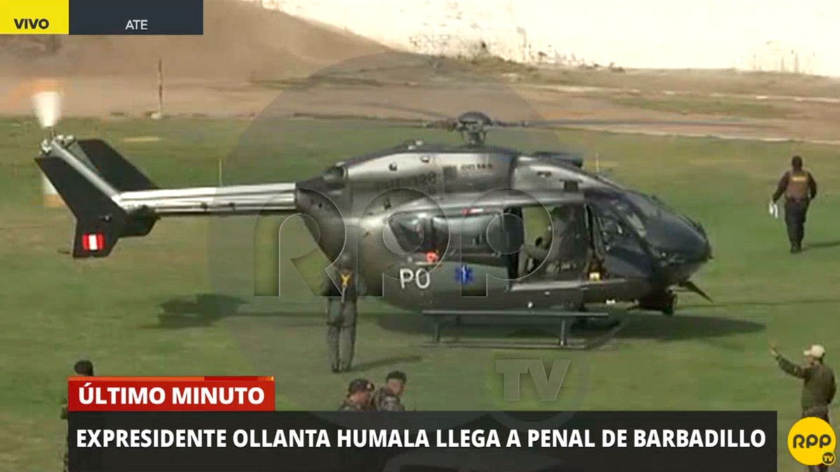 Así fue la llegada de Ollanta Humala a Barbadillo.