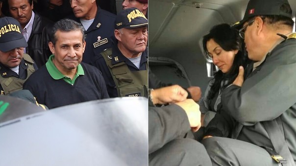 Ollanta Humala y Nadine Heredia pasaron este viernes su primera noche en los penales a los que fueron enviados por decisión del Inpe.