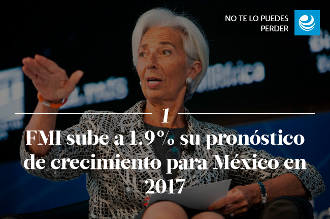 FMI sube a 1.9% su pronóstico de crecimiento para México en 2017