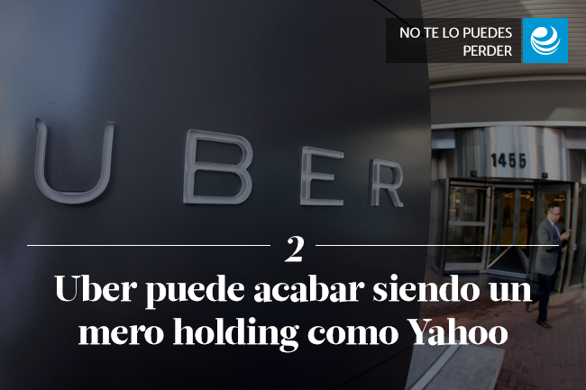 Uber puede acabar siendo un mero holding como Yahoo