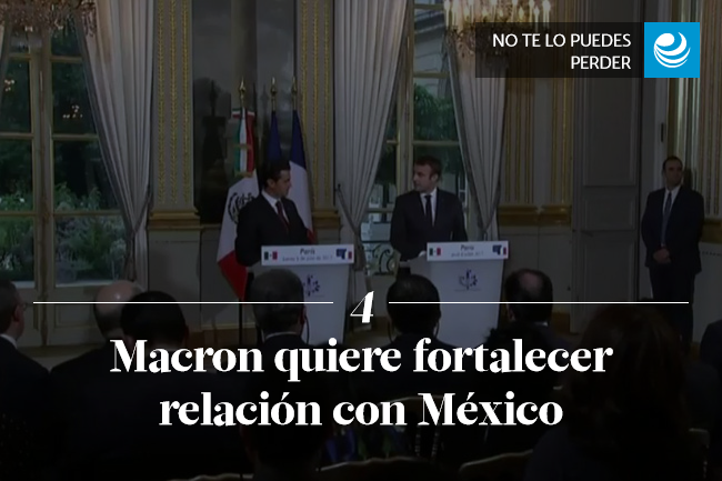 Macron quiere fortalecer relación con México