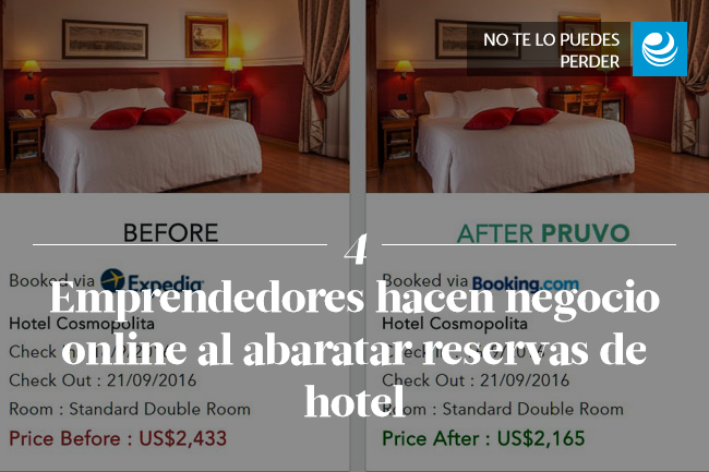 Emprendedores hacen negocio online al abaratar reservas de hotel