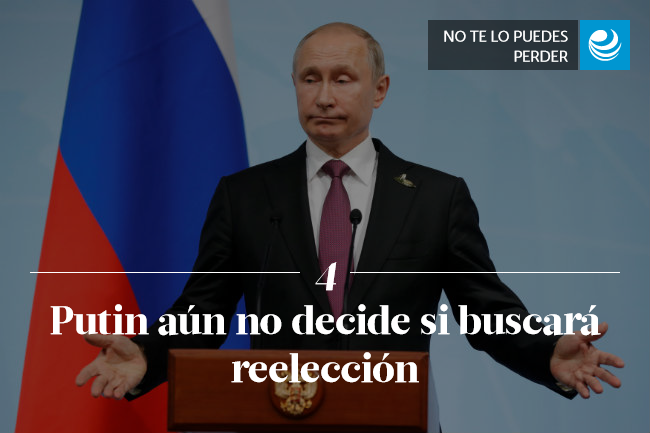 Putin aún no decide si buscará reelección