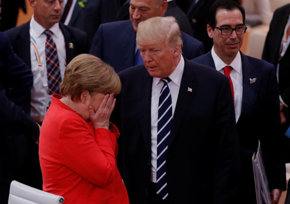 Reunion G20 Trump Merkel