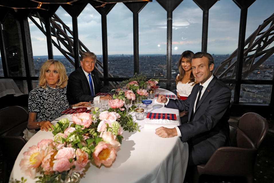 Trump en Paris Eiffel