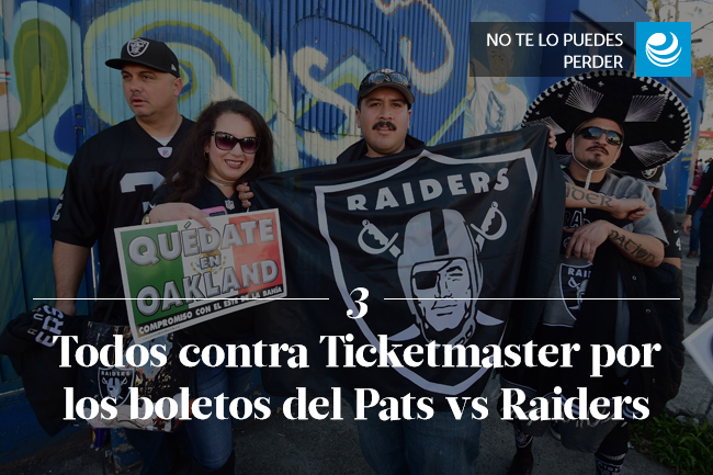 Todos contra Ticketmaster por los boletos del Pats vs Raiders