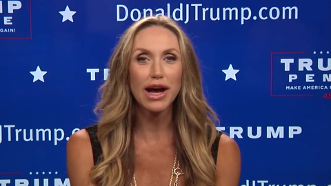 Lara Trump, la nuera del presidente, habla de &quot;noticias reales&quot...