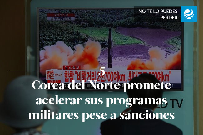 Corea del Norte promete acelerar sus programas militares pese a sanciones