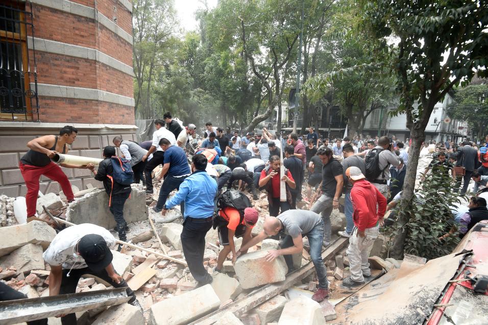 El terremoto ocurri&oacute; poco despu&eacute;s de que M&eacute;xico hic...