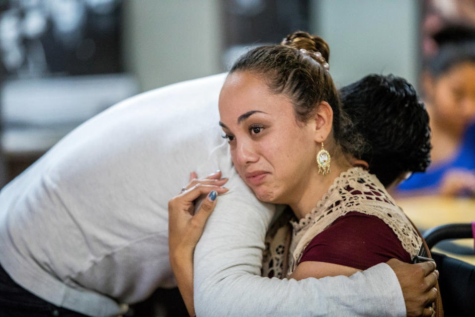 Paulina, beneficiaria de DACA de 26 a&ntilde;os, al momento del anuncio...