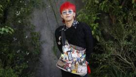 G-Dragon, miembro de Big Bang, estuvo en la Semana de la Moda de París