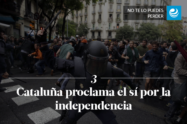 Cataluña proclama el sí por la independencia