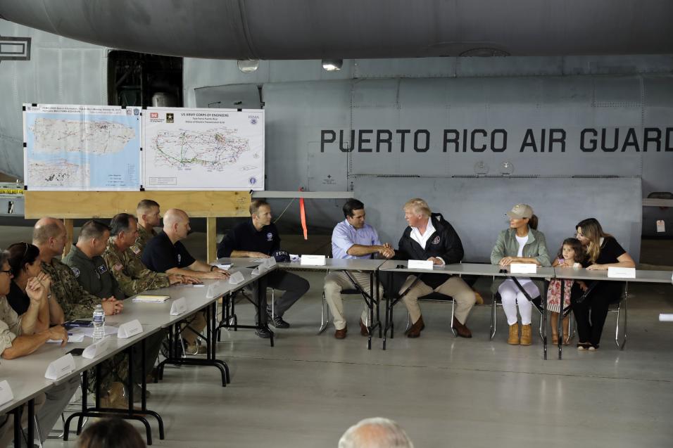 El presidente estadounidense Donald Trump lleg&oacute; este martes a Pue...