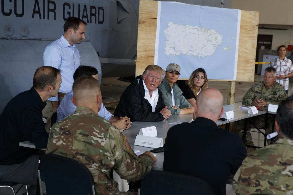 El presidente estadounidense Donald Trump lleg&oacute; este martes a Pue...