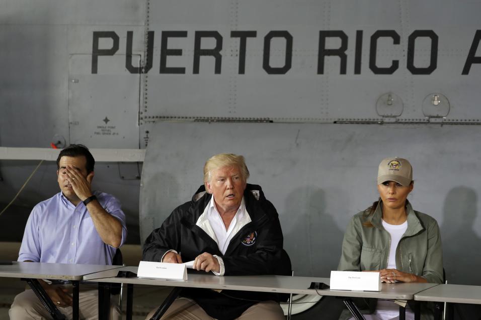 El presidente estadounidense Donald Trump lleg&oacute; este martes a Pue...