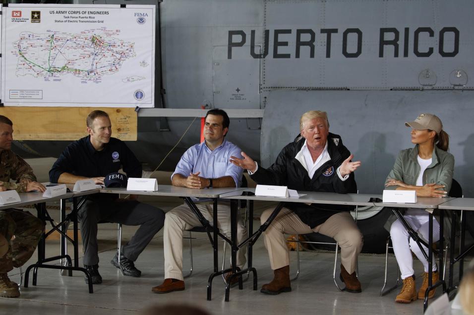 El presidente estadounidense Donald Trump lleg&oacute; este martes a Pue...