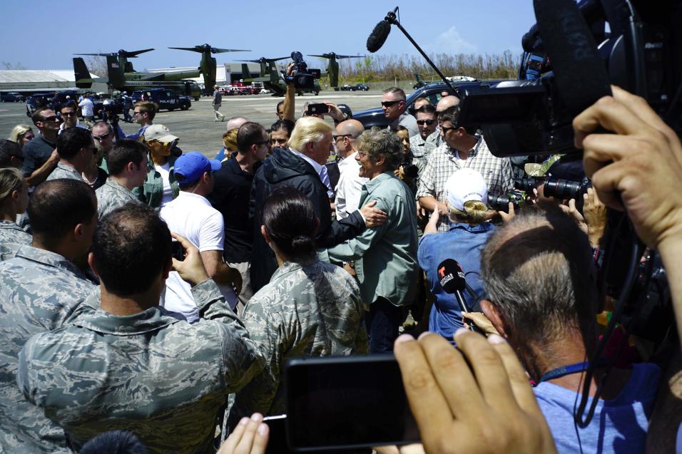 El presidente estadounidense Donald Trump lleg&oacute; este martes a Pue...