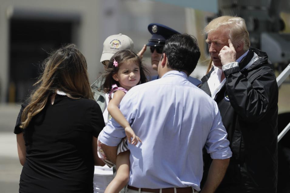 El presidente estadounidense Donald Trump lleg&oacute; este martes a Pue...