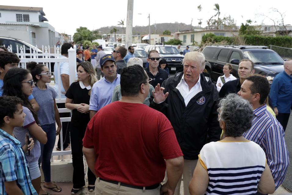 El presidente estadounidense Donald Trump lleg&oacute; este martes a Pue...