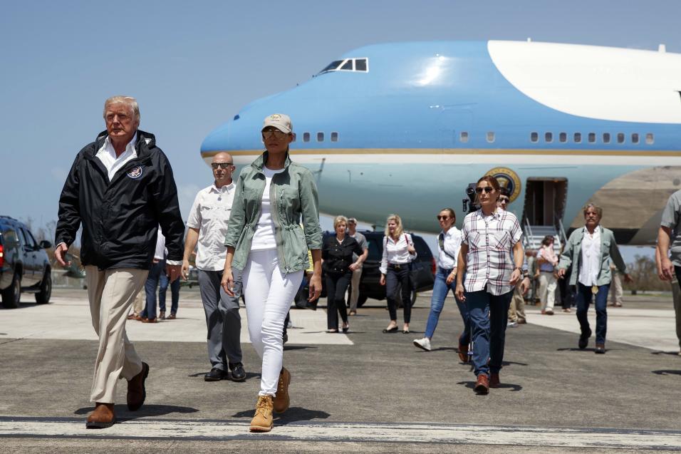 El presidente estadounidense Donald Trump lleg&oacute; este martes a Pue...